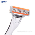 Private Label Mens 3 Blade Shaving System Razor